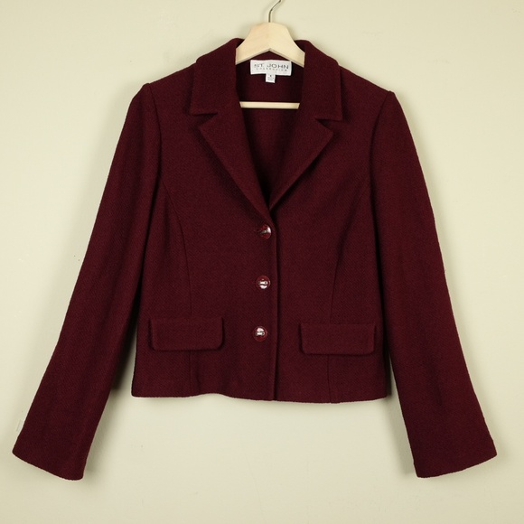 St. John Collection Jackets & Blazers - St. John collection Knit Logo buttons Jacket